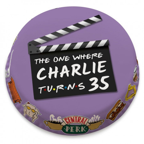 Any Age Friends Clapper Board Letterbox Cake