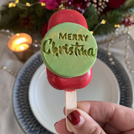 Personalised Christmas Trio Of Cakesicles