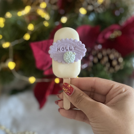 Personalised Christmas Trio Of Cakesicles
