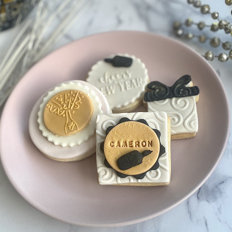 'Happy New Year' Personalised Letterbox Cookies