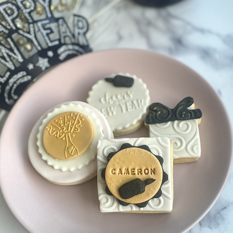 'Happy New Year' Personalised Letterbox Cookies