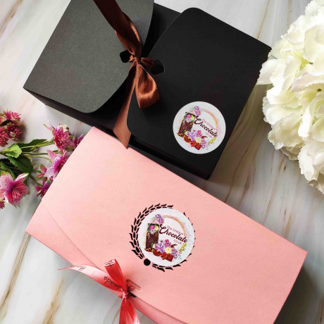 Vegan Chocolate Pink Flamingo, Personalised Gift Box