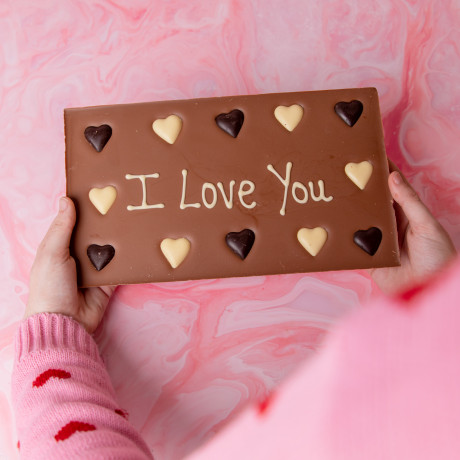 'I Love You' 500g Message Slab