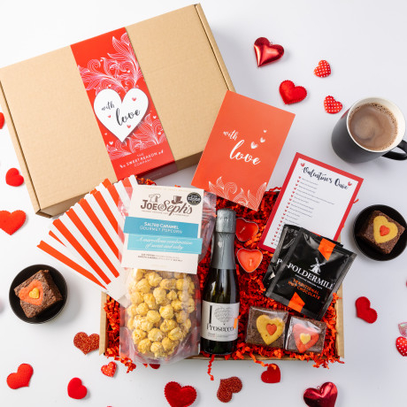 'With Love' Popcorn, Chocolate and Prosecco