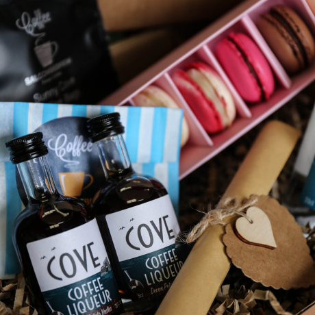 Cove Cocktails Espresso Martini and Macarons