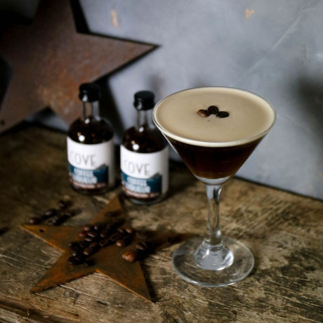 Cove Cocktails Espresso Martini and Cove Coffee Liqueur