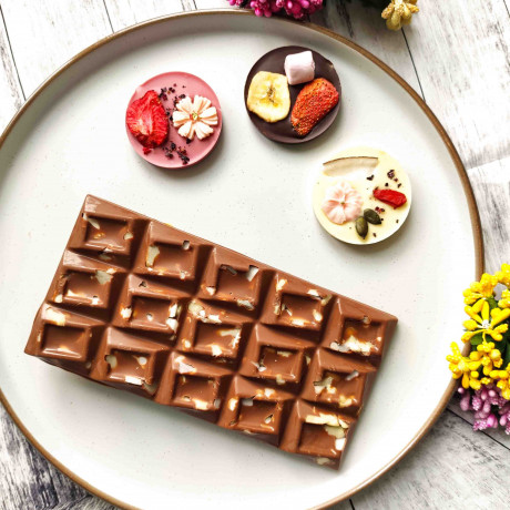 Vegan Chocolate 30th, 40th, 50th Birthday Personalised Gift