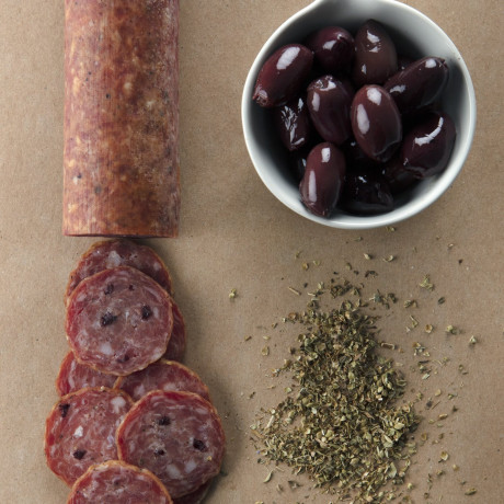 Whole Kalamata Black Olive Salami