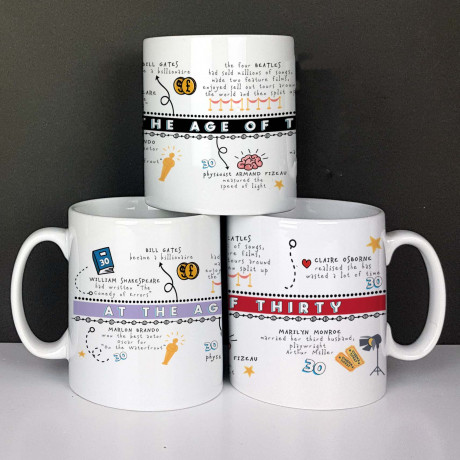 Personalised 30th Birthday Mug Gift