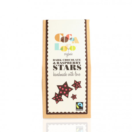 Dark Chocolate Raspberry Stars