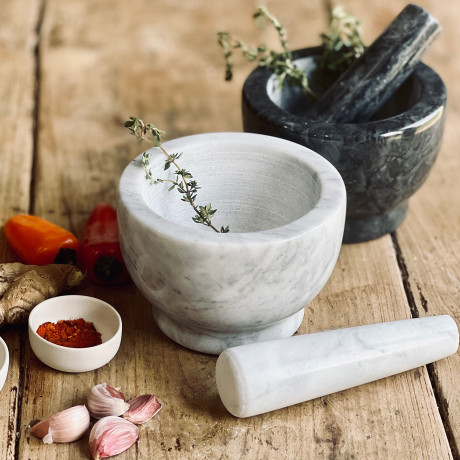 Marble Classic Pestle and Mortar