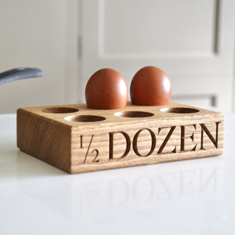 Personalised Wooden Egg Trays