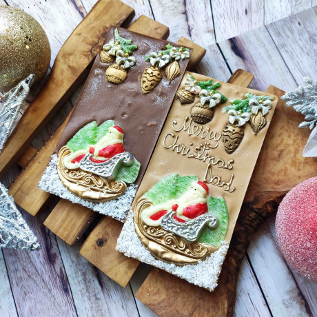 Santa on Sleigh Chocolate