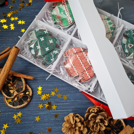 Ugly Sweaters Christmas Biscuits Gift Box
