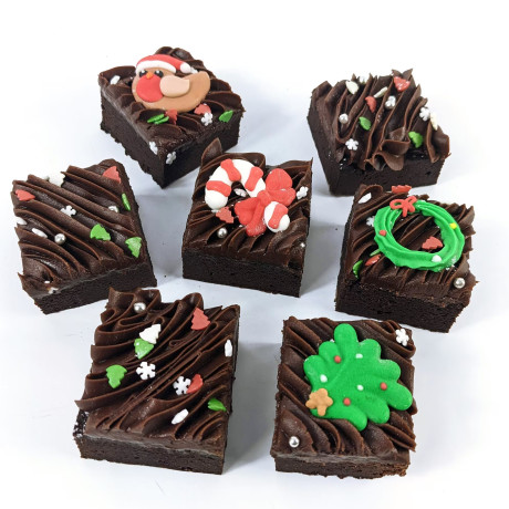 Limited Edition Cute Christmas Brownies (750g) Limited Edition Cute Christmas Brownies (750g)
