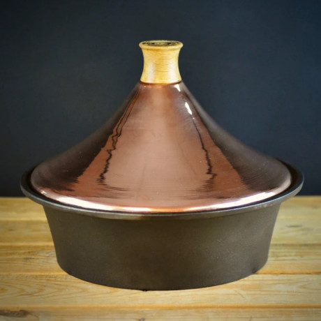 Copper Frying Pan with lid (28cm) [CLONE]