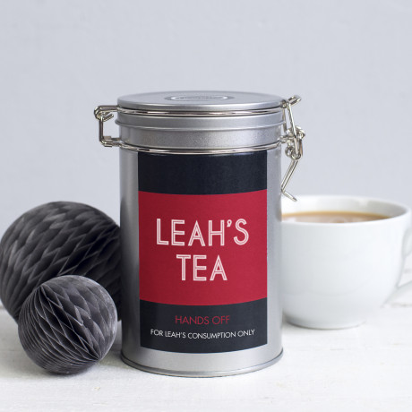 Personalised Tea Gift Tin - 50 Tea Bags