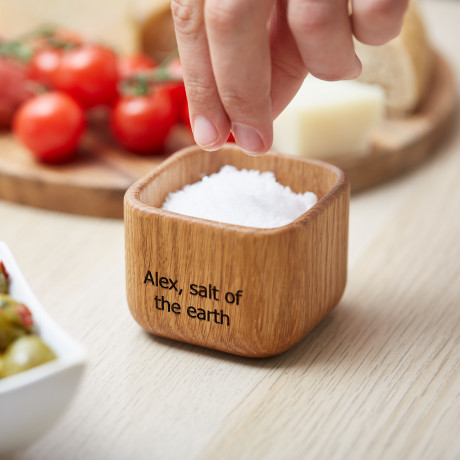 Personalised Solid Salt Pinch Pot