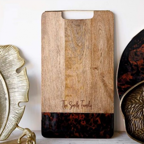 Personalised Tortoise Shell Serving Board
