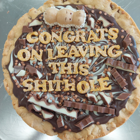 Chocolate Hazelnut Giant Personalised Cookie