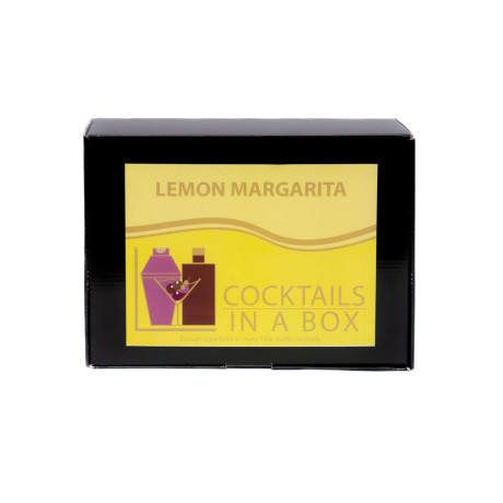 Cocktail in a box - lemon Margarita ingredient set ( serves 4)