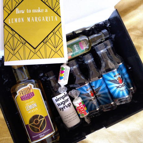 Cocktail in a box - Lemon margarita ingredient set