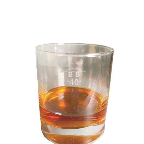 Personalised coasters to match the glass