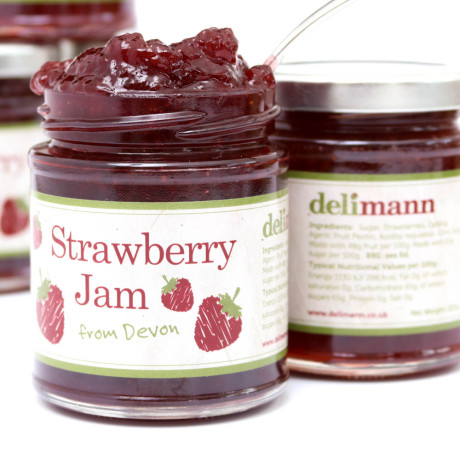 Delimann Devon Made Strawberry Jam