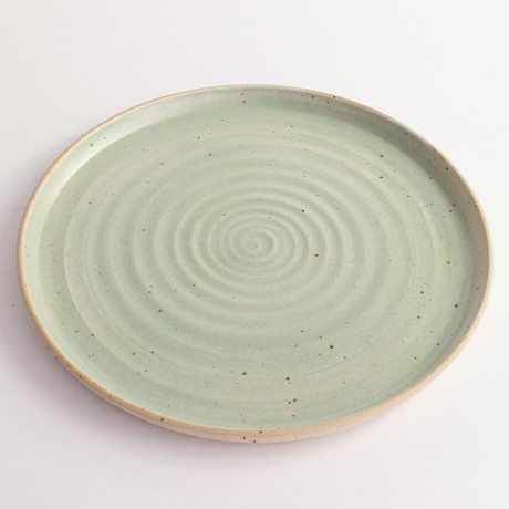 Mint Green Dinner Plate Stone