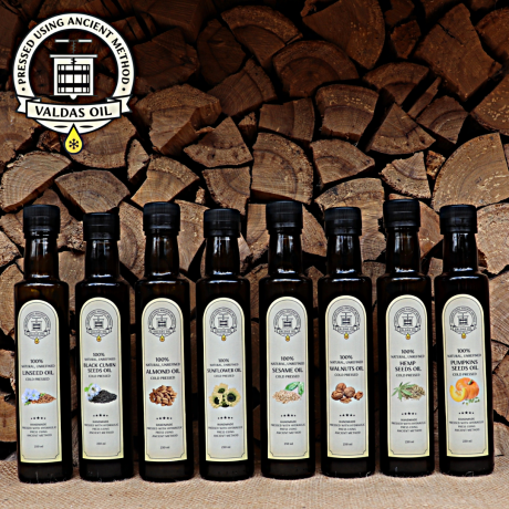 100% RAW Cold Pressed Vegetable Almonds Seed Oil - 250ml