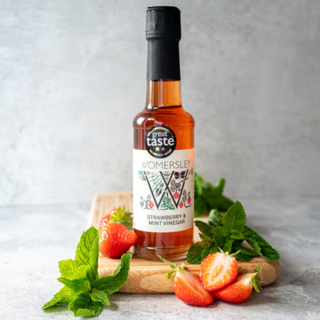 Womersley Foods Strawberry & Mint Fruit Vinegar