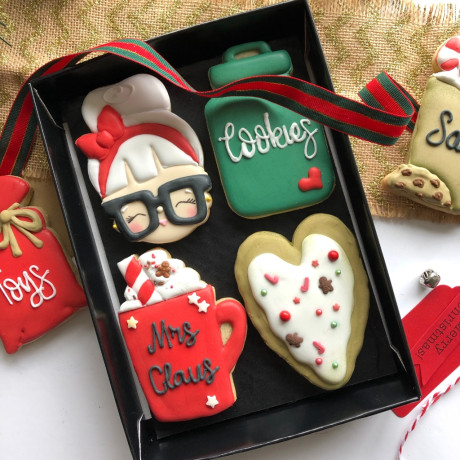 Personalised Christmas Cookie Gift Box Personalised Christmas Cookie Gift Box