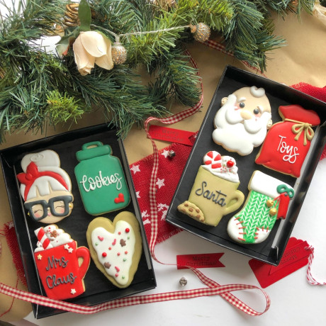 Personalised Christmas Cookie Gift Box Personalised Christmas Cookie Gift Box