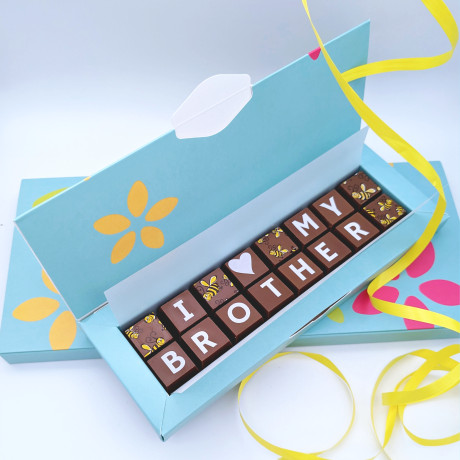 Personalised I LOVE YOU BROTHER Box of Chocolates