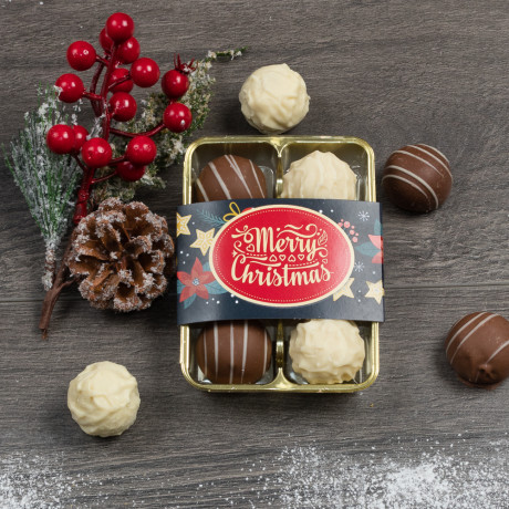 Christmas Champagne Truffles