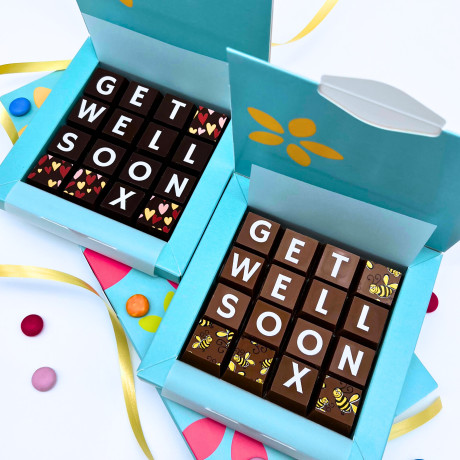 Personalised Get Well Soon Chocolate Box Personalised Get Well Soon Chocolate Box