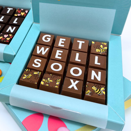 Personalised Get Well Soon Chocolate Box Personalised Get Well Soon Chocolate Box