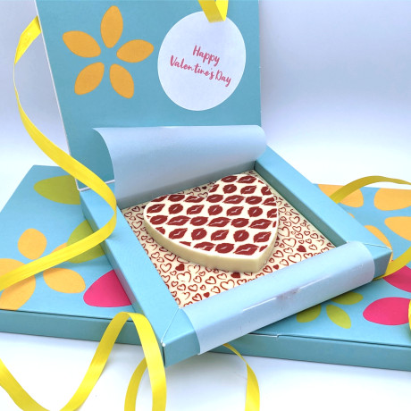 Personalised Message Chocolates with Valentines heart Personalised Message Chocolates with Valentines heart