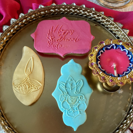 Happy Diwali Trio Of Cookies