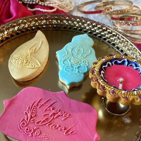 Happy Diwali Trio Of Cookies