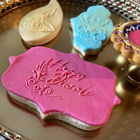 Happy Diwali Trio Of Cookies