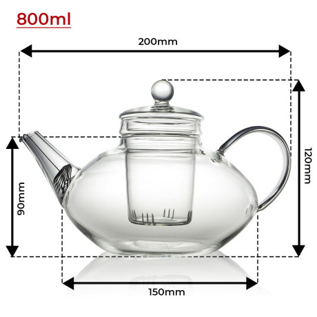 Prestige Glass Teapot 800ml [CLONE]