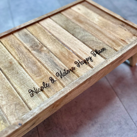 Personalised Valentine's Couple's Bed Tray