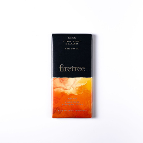 Firetree, Single Estate, Philippines, Mindanao Island, Rich Volcanic Chocolate Bar 73% Cocoa (2x65g)