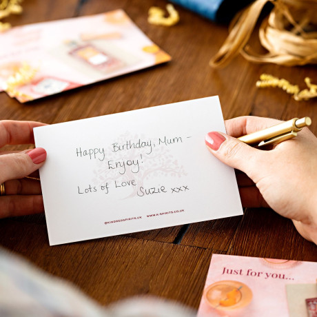 Add a personalised gift note