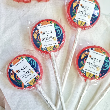 Personalised Traditional Wedding Favour Lollipops [CLONE]