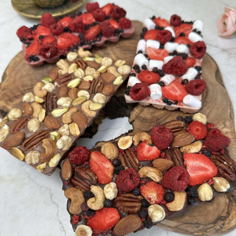 Berrylicious Strawberry-Shaped Belgian Chocolate Gift For Her