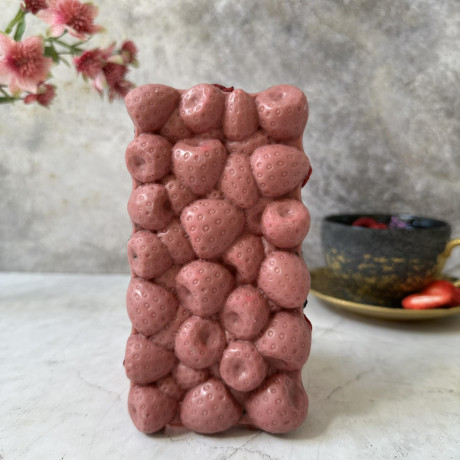 Berrylicious Strawberry-Shaped Belgian Chocolate Gift For Her