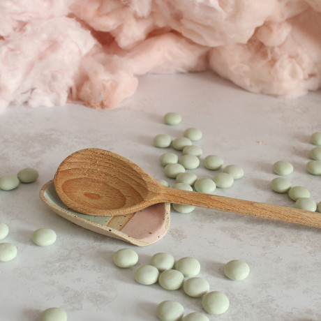 Cotton Candy Stoneware Spoon Rest