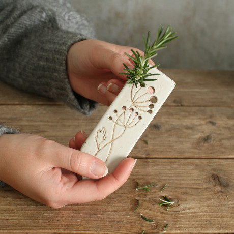 Herb Stripper Plant Marker Stoneware